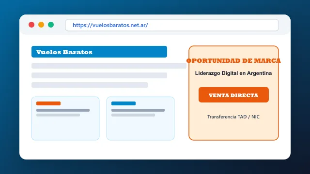 Modelo de aplicación comercial y proyectos digitales para vuelosbaratos.net.ar